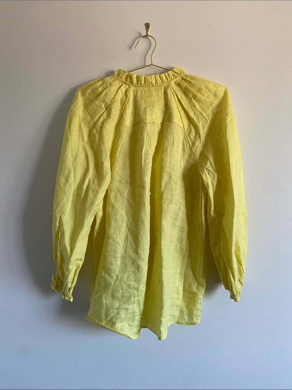 Maeve Linen The Audie Puff Blouse - Picture 9 of 9